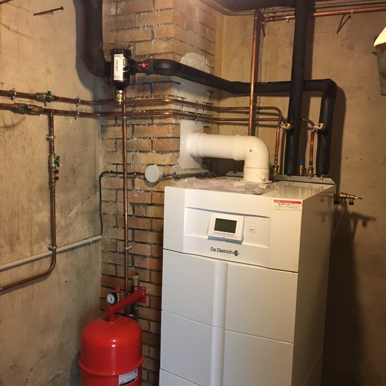 Remplacement d'une chaudière au fioul par une chaudière à gaz par Génie Fluide - Nos réalisations